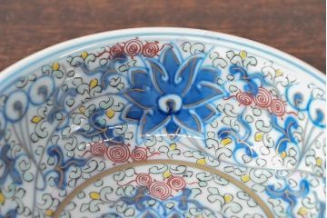 大清光緒年製 色絵染付 深鉢3点(深皿、伊万里、中国?)(R-052340)