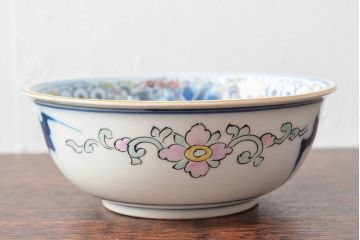 大清光緒年製 色絵染付 深鉢3点(深皿、伊万里、中国?)(R-052340)