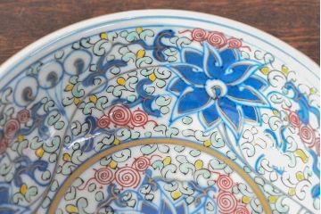 大清光緒年製　色絵染付　深鉢3点(深皿、伊万里、中国?)(R-052341)
