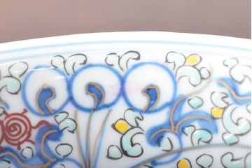 大清光緒年製　色絵染付　深鉢3点(深皿、伊万里、中国?)(R-052341)