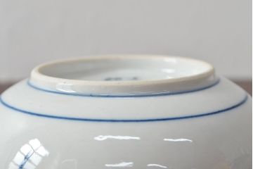 大清光緒年製　色絵染付　深鉢3点(深皿、伊万里、中国?)(R-052342)