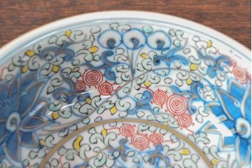 大清光緒年製　色絵染付　深鉢3点(深皿、伊万里、中国?)(R-052342)
