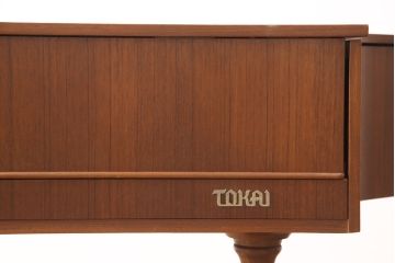 和製ビンテージ　希少　東海楽器チェンバロ　TOKAI PIANO(トーカイピアノ)　ジャンク品　ディスプレイにおすすめ!北欧デザインが素朴でかわいらしいピアノ(ヴィンテージ、ディスプレイ、店舗什器)(R-052352)