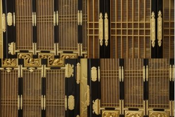 中古　展示品　未使用品　伝統工芸　50代　金仏壇「山水」　細部まで造り込まれた意匠と高級感漂う芸術品のような佇まいが魅力の長岡仏壇(定価約130万円)(R-052356)