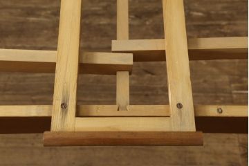 デンマークビンテージ　チーク材　シンプルなデザインが取り入れやすいダイニングテーブル(エクステンションテーブル、ドローリーフテーブル、食卓、ヴィンテージ)(R-052358)