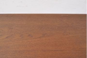 デンマークビンテージ　チーク材　シンプルかつスタイリッシュな佇まいが魅力的なエクステンションテーブル(ダイニングテーブル、食卓、作業台、ヴィンテージ、北欧)(R-052360)