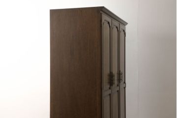 中古　超美品　横浜ダニエル(daniel)　上品な佇まいが大人空間を演出してくれるワードローブ(横浜クラシック家具、洋服タンス、衣装箪笥)(R-052361)