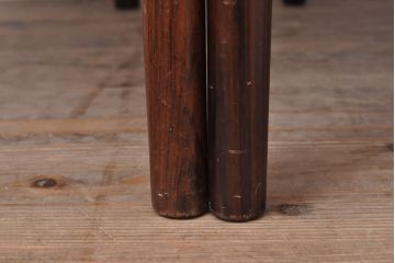 中古　デンマーク高級輸入家具　ローズウッド　高めの背もたれが印象的なチェア4脚セット(椅子、ダイニングチェア、北欧)(定価　4脚約60万円、北欧)(R-052363)