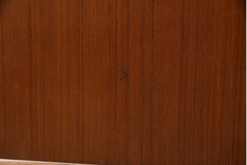 ジャパンビンテージ　洗練された佇まいが美しいシンプルキャビネット(収納棚、食器棚、本箱、ブックケース、飾り棚、ヴィンテージ)(R-052373)