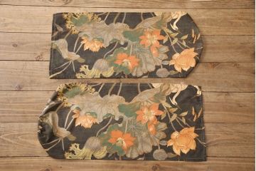 中古　ETHAN ALLEN(イーセンアーレン)　色鮮やかなボタニカル柄が目を引く2人掛けソファ(二人掛けソファ)(R-052376)