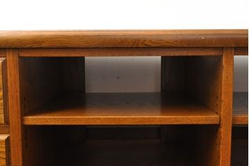 中古　三越家具(現カントリーハウス)　Brugge(ブルージュ)　美品!!　幅2500mm　特注品のコンセント付き大型テレビボード　(R-052377)