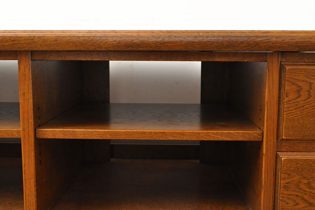 中古　三越家具(現カントリーハウス)　Brugge(ブルージュ)　美品!!　幅2500mm　特注品のコンセント付き大型テレビボード　(R-052377)