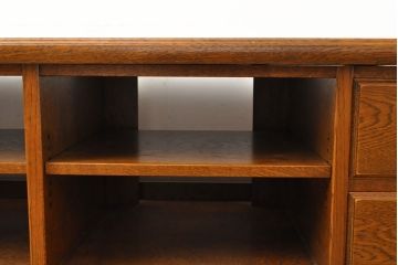 中古　三越家具(現カントリーハウス)　Brugge(ブルージュ)　美品!!　幅2500mm　特注品のコンセント付き大型テレビボード　(R-052377)