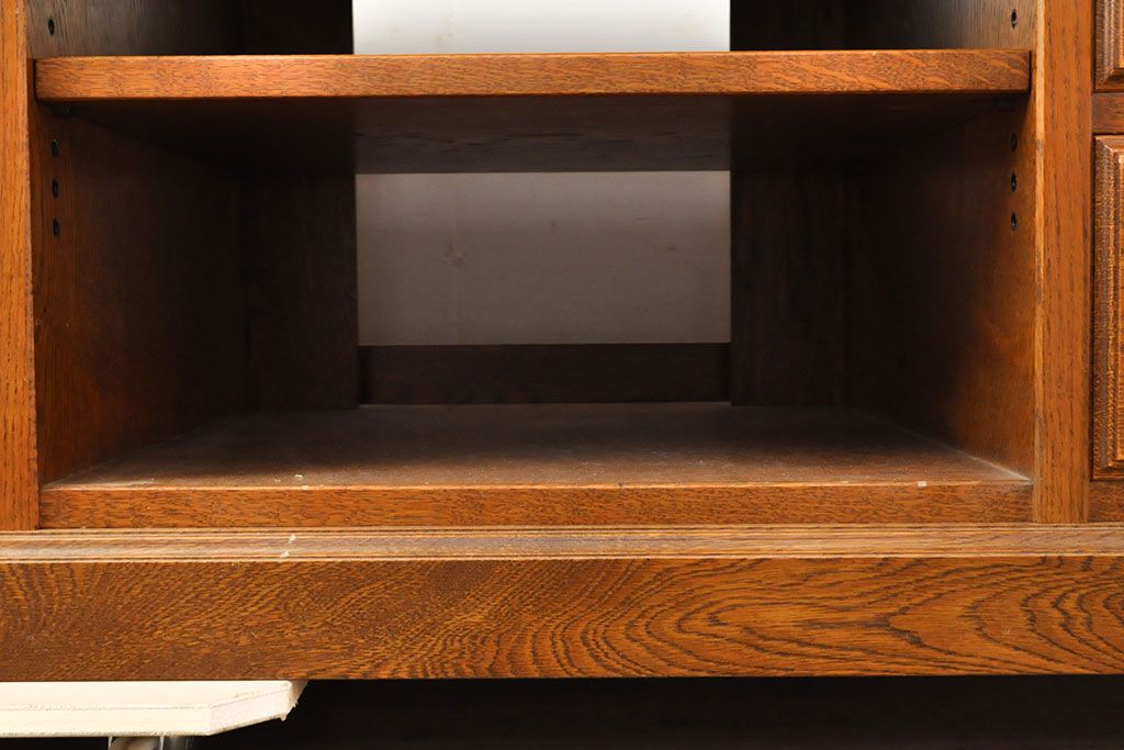 中古　三越家具(現カントリーハウス)　Brugge(ブルージュ)　美品!!　幅2500mm　特注品のコンセント付き大型テレビボード　(R-052377)