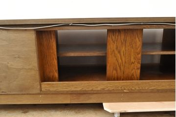 中古　三越家具(現カントリーハウス)　Brugge(ブルージュ)　美品!!　幅2500mm　特注品のコンセント付き大型テレビボード　(R-052377)