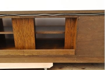 中古　三越家具(現カントリーハウス)　Brugge(ブルージュ)　美品!!　幅2500mm　特注品のコンセント付き大型テレビボード　(R-052377)