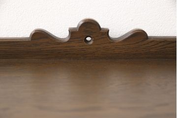 中古美品　永田良介商店　扉の幾何学模様が印象的なサイドチェスト(サイドテーブル、ナイトテーブル、キャビネット)(R-052392)