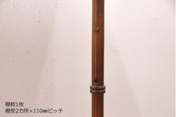 中古美品　神戸洋家具　メープル不二屋　細部まで凝った造りが美しいワゴン(キッチンワゴン、キャスターワゴン、サイドテーブル)(R-052393)