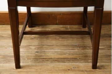 中古　神戸洋家具　メープル不二屋　シックな色合いが素敵なデスクチェア(椅子、ダイニングチェア)(R-052399)