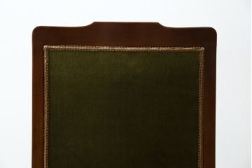 中古　神戸洋家具　メープル不二屋　シックな色合いが素敵なデスクチェア(椅子、ダイニングチェア)(R-052399)