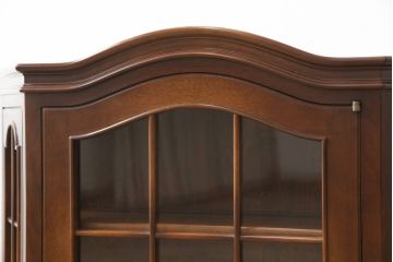 中古　神戸洋家具　メープル不二屋　見せる収納にぴったりなウォールキャビネット(飾り棚、陳列棚、収納棚)(R-052409)