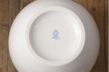 ヘレンド　ハンドペイント　花蝶文花瓶　38cm(HEREND、ハンガリー)(R-052414)