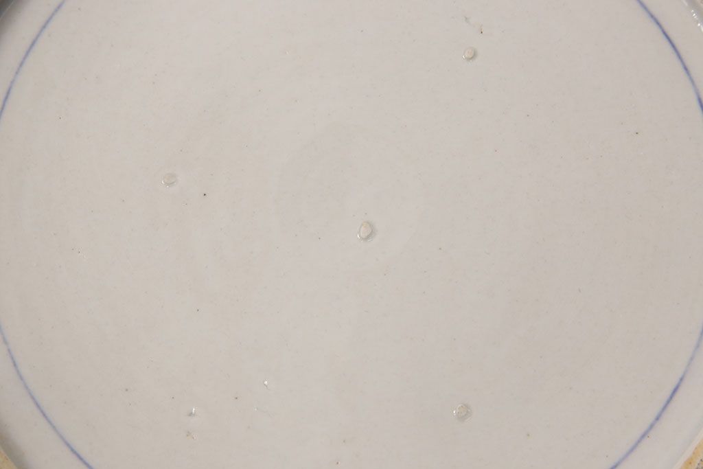 伊万里焼　兎に仙人図　染付　一尺三寸大皿(和食器)(R-052420)