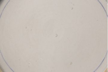 伊万里焼　兎に仙人図　染付　一尺三寸大皿(和食器)(R-052420)