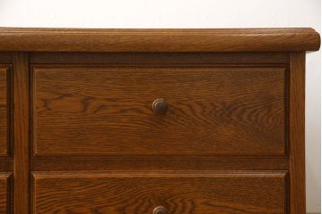 中古　カントリーハウス　秋山木工　シンプルで使い勝手のいいローチェスト(チェスト、引き出し、ローボード)(R-052423)