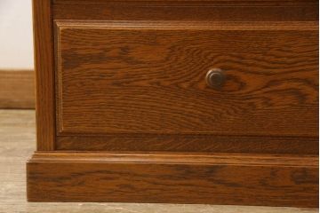 中古　カントリーハウス　秋山木工　シンプルで使い勝手のいいローチェスト(チェスト、引き出し、ローボード)(R-052423)