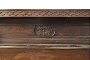 イギリスアンティーク　特大!　マホガニー材　バーズアイが特徴的なサイドボード(キャビネット、収納棚)(R-052424)