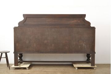 イギリスアンティーク　特大!　マホガニー材　バーズアイが特徴的なサイドボード(キャビネット、収納棚)(R-052424)