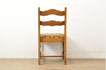 中古　横浜クラシック家具　ダニエル(daniel)　A-305　エレガントな佇まいが品の良さを高めるライティングデスク&チェアセット(定価約70万円)(ワークデスク、机、椅子)(R-052426)