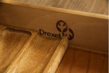 中古　DREXEL HERITAGE(ドレクセルヘリテイジ)　Cameo Classics(キャメオクラシックス)　高級感溢れるキドニーデスク(定価約170万円)(両袖デスク、机、在宅ワーク、在宅用ワークデスク、カウンターテーブル)(R-052437)
