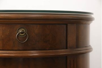 中古　DREXEL HERITAGE(ドレクセルヘリテイジ)　Cameo Classics(キャメオクラシックス)　高級感溢れるキドニーデスク(定価約170万円)(両袖デスク、机、在宅ワーク、在宅用ワークデスク、カウンターテーブル)(R-052437)