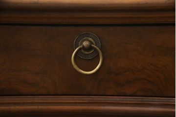 中古　DREXEL HERITAGE(ドレクセルヘリテイジ)　Cameo Classics(キャメオクラシックス)　高級感溢れるキドニーデスク(定価約170万円)(両袖デスク、机、在宅ワーク、在宅用ワークデスク、カウンターテーブル)(R-052437)