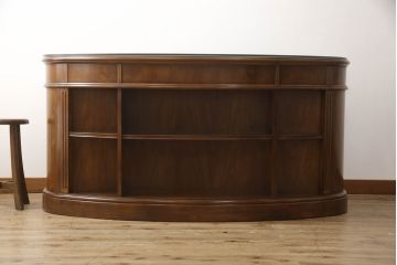 中古　DREXEL HERITAGE(ドレクセルヘリテイジ)　Cameo Classics(キャメオクラシックス)　高級感溢れるキドニーデスク(定価約170万円)(両袖デスク、机、在宅ワーク、在宅用ワークデスク、カウンターテーブル)(R-052437)