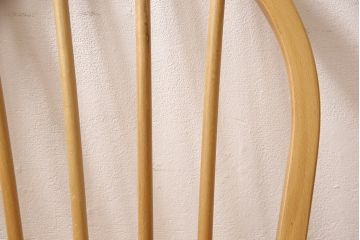 イギリスビンテージ　ERCOL(アーコール)　ナチュラルな雰囲気がかわいらしいフープバックチェア2脚セット(板座チェア、ダイニングチェア、ヴィンテージ)(R-052441)
