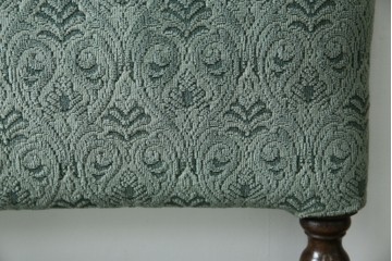 イギリスアンティーク　オーク材　脚の凝ったつくりが目を引くツイストレッグチェア2脚セット　(R-052442)