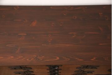 中古　岩谷堂箪笥　菊幸　天板リメイク　和の趣あふれるサイドボード(収納棚、ローチェスト、引き出し、ローボード、リビングボード、テレビ台)(R-052445)