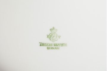 ドイツ　BAVARIA　TIRSCHENREUTH　チュリーンなど10点(スープ皿、オーバルプレート、キャセロール、洋食器)(R-052447)