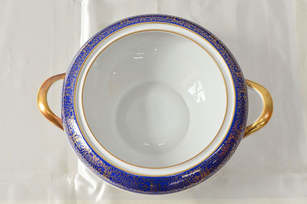 ドイツ　BAVARIA　TIRSCHENREUTH　チュリーンなど10点(スープ皿、オーバルプレート、キャセロール、洋食器)(R-052447)