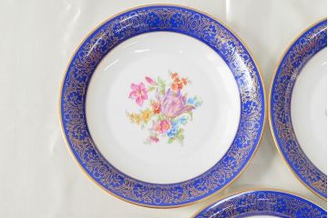 ドイツ　BAVARIA　TIRSCHENREUTH　チュリーンなど10点(スープ皿、オーバルプレート、キャセロール、洋食器)(R-052447)