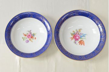 ドイツ　BAVARIA　TIRSCHENREUTH　チュリーンなど10点(スープ皿、オーバルプレート、キャセロール、洋食器)(R-052447)