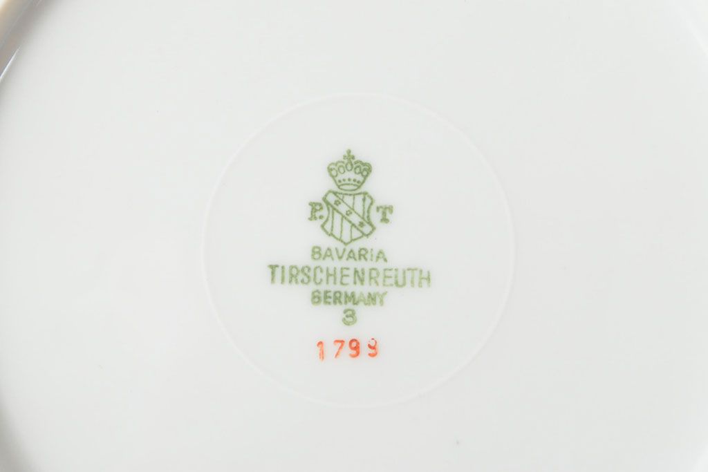 ドイツ　BAVARIA　TIRSCHENREUTH　チュリーンなど10点(スープ皿、オーバルプレート、キャセロール、洋食器)(R-052447)
