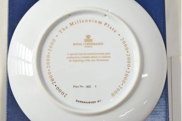 ROYAL COPENHAGEN　ロイヤルコペンハーゲン　イヤープレート11枚(1992〜1994年、1996〜1999年、2000、2002、2003、2008年)(R-052450)