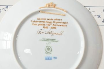 ROYAL COPENHAGEN　ロイヤルコペンハーゲン　イヤープレート11枚(1992〜1994年、1996〜1999年、2000、2002、2003、2008年)(R-052450)