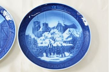 ROYAL COPENHAGEN　ロイヤルコペンハーゲン　イヤープレート11枚(1992〜1994年、1996〜1999年、2000、2002、2003、2008年)(R-052450)