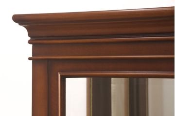 中古　超美品　超高級品　イタリア　Asnaghi Interiors(アスナギインテリア)　ロココ調　脚の凝った装飾が美しいキュリオケース(定価約300万円)(キャビネット、ガラスケース、ショーケース、Gケース)(R-052454)