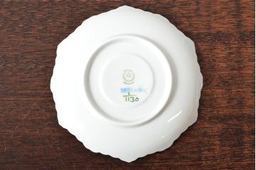 ROYAL COPENHAGEN　ロイヤルコペンハーゲン　ブルーフルーテッド　フルレース　カップ&ソーサー2客(洋食器)(定価88,000円)(R-052459)